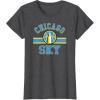 WNBA Chicago Sky Downtown T-Shirt(Dark Heather Grey)