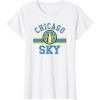 WNBA Chicago Sky Downtown T-Shirt(White)