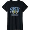 WNBA Chicago Sky Top Class Out Of Bounds T-Shirt(Black)