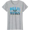 WNBA Dallas Wings Courtside T-Shirt(Heather Grey)