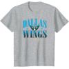 WNBA Dallas Wings Courtside T-Shirt(Heather Grey)
