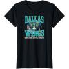 WNBA Dallas Wings Home Court Game Day T-Shirt(Black)
