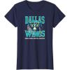 WNBA Dallas Wings Home Court Game Day T-Shirt(Navy Blue)