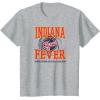 WNBA Indiana Fever Home Court T-Shirt(Heather Grey)