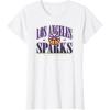 WNBA Los Angeles Sparks Courtside T-Shirt(White)