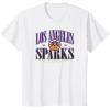 WNBA Los Angeles Sparks Courtside T-Shirt(White)
