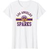 WNBA Los Angeles Sparks Downtown T-Shirt(White)