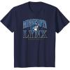 WNBA Minnesota Lynx Courtside T-Shirt(Navy Blue)