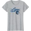 WNBA Minnesota Lynx Officially Licensed T-Shirt, Small, Black(Heather Grey)
