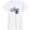 WNBA Minnesota Lynx Officially Licensed T-Shirt, Small, Black(White)