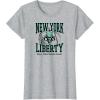 WNBA New York Liberty Home Court T-Shirt(Heather Grey)