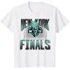WNBA New York Liberty Time to Shine Finals Game Day T-Shirt(White)