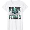 WNBA New York Liberty Time to Shine Finals Game Day T-Shirt(White)