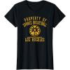 WNBA Property Of Los Angeles Sparks Licensed T-Shirt(Black)