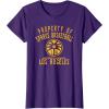 WNBA Property Of Los Angeles Sparks Licensed T-Shirt(Purple)