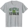 WNBA Seattle Storm Courtside T-Shirt(Heather Grey)