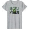 WNBA Seattle Storm Courtside T-Shirt(Heather Grey)