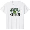 WNBA Seattle Storm Courtside T-Shirt(White)