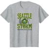 WNBA Seattle Storm Home Court Midtown T-Shirt(Heather Grey)