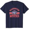 WNBA Washington Mystics Downtown T-Shirt(Navy Blue)