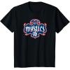 WNBA Washington Mystics Fan Base T-Shirt(Black)