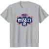 WNBA Washington Mystics Fan Base T-Shirt(Heather Grey)
