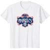 WNBA Washington Mystics Fan Base T-Shirt(White)