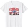 WNBA Washington MysticsCourtside T-Shirt(White)