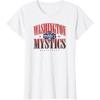 WNBA Washington MysticsCourtside T-Shirt(White)