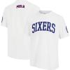 Ultra Game Men’s NBA Official Embroidered Letters Super Soft T-Shirt(Team Color)