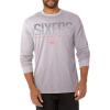 Ultra Game Men’s NBA Official Long Sleeve Athletic Quick Dry Performance T-Shirt(Heather Gray)