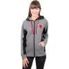 Ultra Game NBA Womens Standard Full Zip Hoodie Sweatshirt Jacket(Heather Charcoal 2)