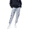 Ultra Game NBA womens Basic Active Fleece Jogger Sweatpants for Women(Space Dye Gray)