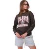 Ultra Game WNBA womens Wnba Official Super Soft Oversized Crew Sweatshirt(Team Color)