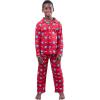 Ultra Game Youth NBA Official 2-Piece Super Soft Button Down Pajamas Set(Boys Sizes)