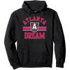 WNBA Atlanta Dream Downtown Pullover Hoodie(Black)