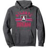 WNBA Atlanta Dream Downtown Pullover Hoodie(Dark Heather Grey)