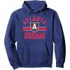 WNBA Atlanta Dream Downtown Pullover Hoodie(Navy Blue)