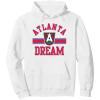 WNBA Atlanta Dream Downtown Pullover Hoodie(White)
