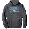 WNBA Chicago Sky Courtside Pullover Hoodie(Dark Heather Grey)