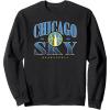 WNBA Chicago Sky Courtside Sweatshirt(Black)