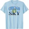 WNBA Chicago Sky Courtside T-Shirt(Baby Blue)