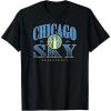 WNBA Chicago Sky Courtside T-Shirt(Black)