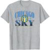 WNBA Chicago Sky Courtside T-Shirt(Heather Grey)