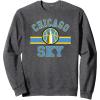 WNBA Chicago Sky Downtown Sweatshirt(Dark Heather Grey)