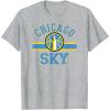 WNBA Chicago Sky Downtown T-Shirt(Heather Grey)