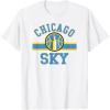 WNBA Chicago Sky Downtown T-Shirt(White)