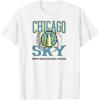 WNBA Chicago Sky Home Court T-Shirt(White)