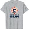 WNBA Connecticut Sun Fan Base T-Shirt(Heather Grey)