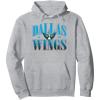 WNBA Dallas Wings Courtside Pullover Hoodie(Heather Grey)
